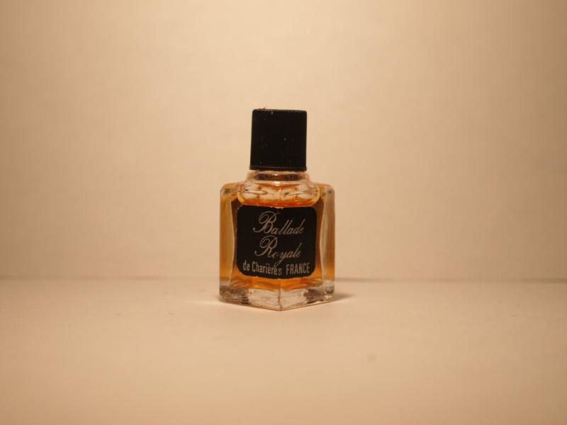 De Charieres/Ballade Royale香水瓶、ミニチュア香水ボトル、ミニガラスボトル、サンプルガラス瓶　LCC 0055（1）