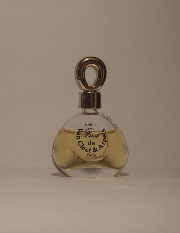 French glass perfume bottle