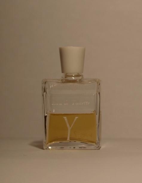 French glass perfume bottle