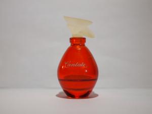 French glass perfume bottle