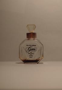 French glass perfume bottle