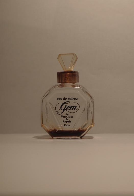 French glass perfume bottle