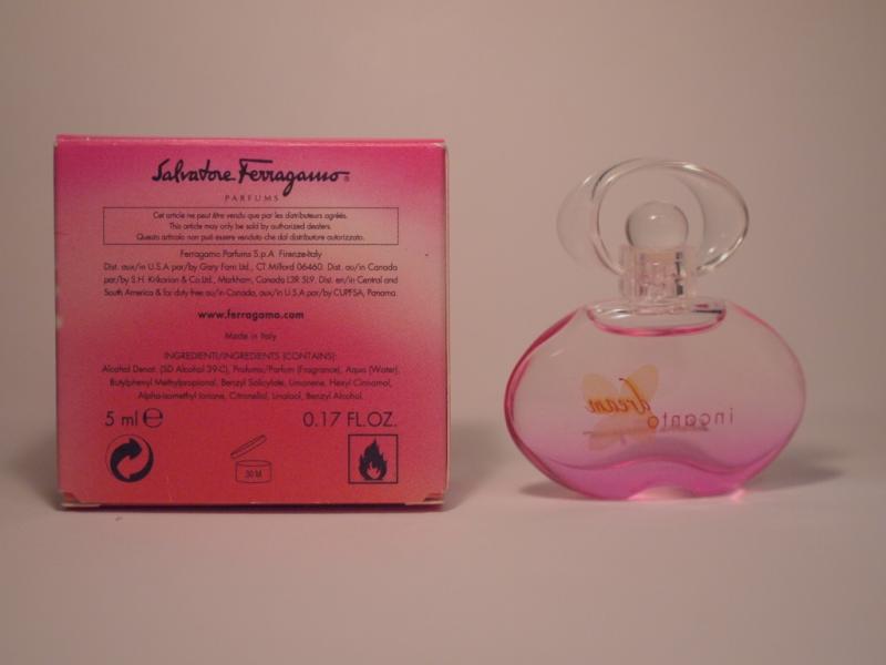 Salvatore ferragamo/incanto dream香水瓶、ミニチュア香水ボトル、ミニガラスボトル、サンプルガラス瓶 LCC 0256(3)