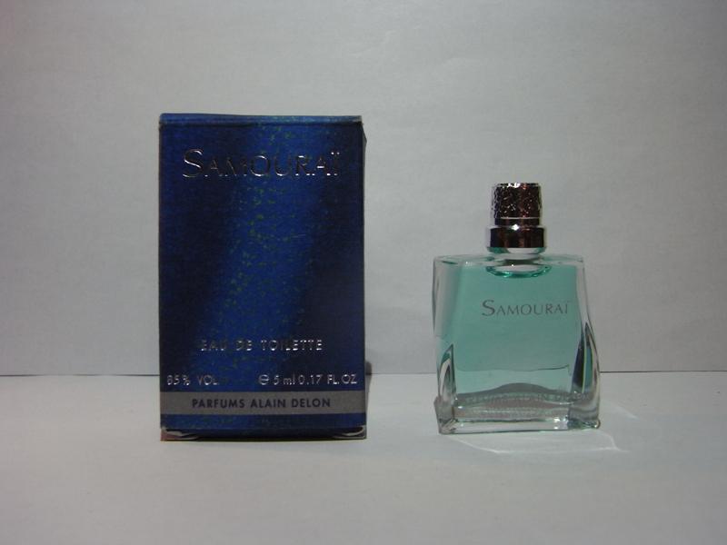 ALAIN DELIN/SAMOURAI香水瓶、ミニチュア香水ボトル、ミニガラスボトル 