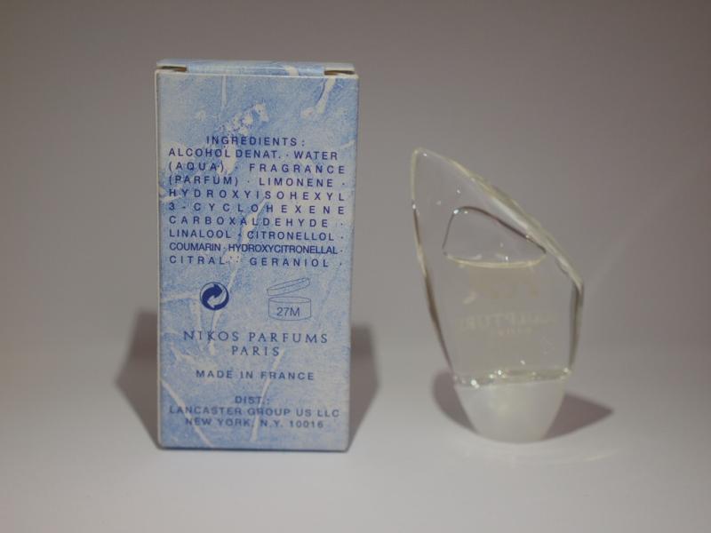 NIKOS PARFUMES/SCULPTURE pour Homme香水瓶、ミニチュア香水ボトル、ミニガラスボトル、サンプルガラス瓶　LCC 0259（3）