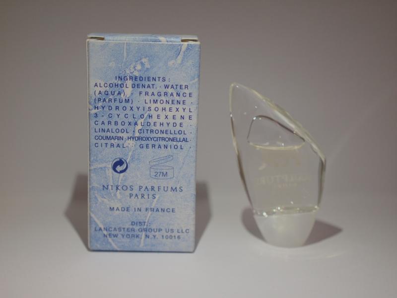 NIKOS PARFUMES/SCULPTURE pour Homme香水瓶、ミニチュア香水ボトル、ミニガラスボトル、サンプルガラス瓶 LCC 0259(3)