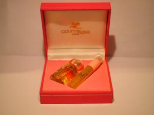 French glass perfume bottle（ケース付）