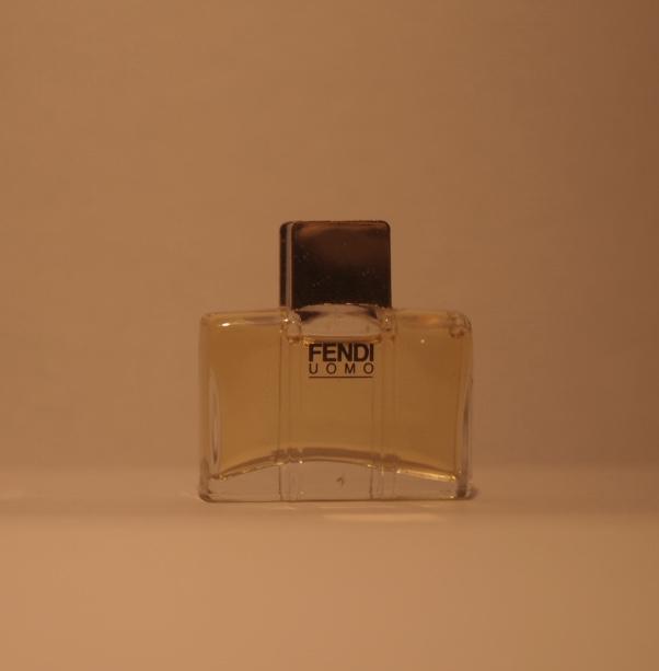 French glass perfume bottle