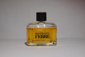 French glass perfume bottle