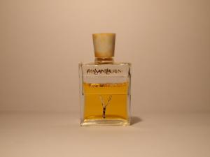 French glass perfume bottle