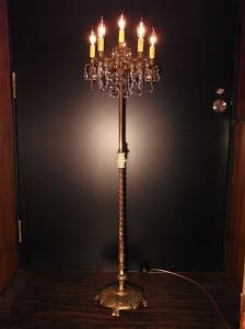 Spanish brass floor chandelier 6灯