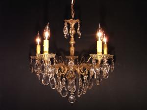 Spanish brass chandelier 5灯