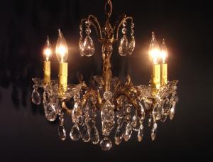 Spanish brass chandelier 5灯