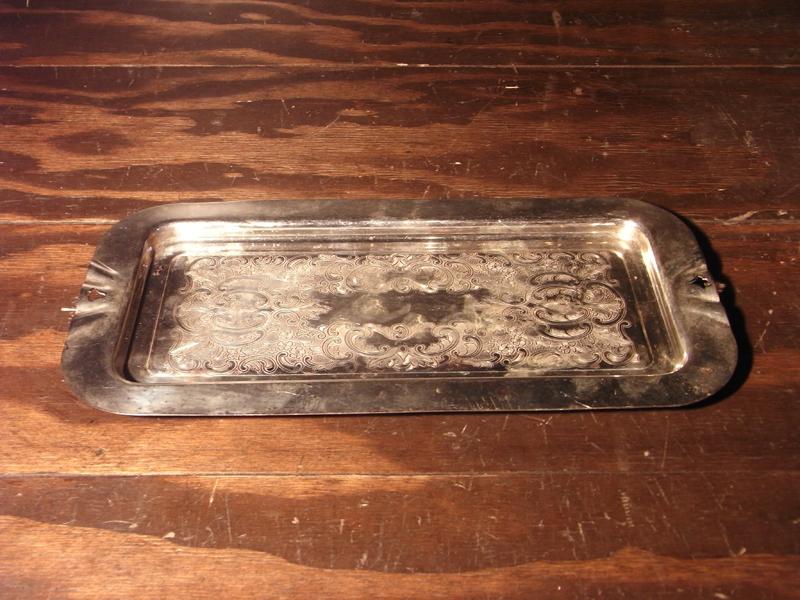 silver tray