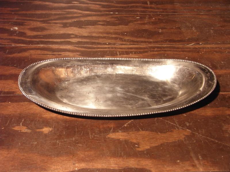 silver tray