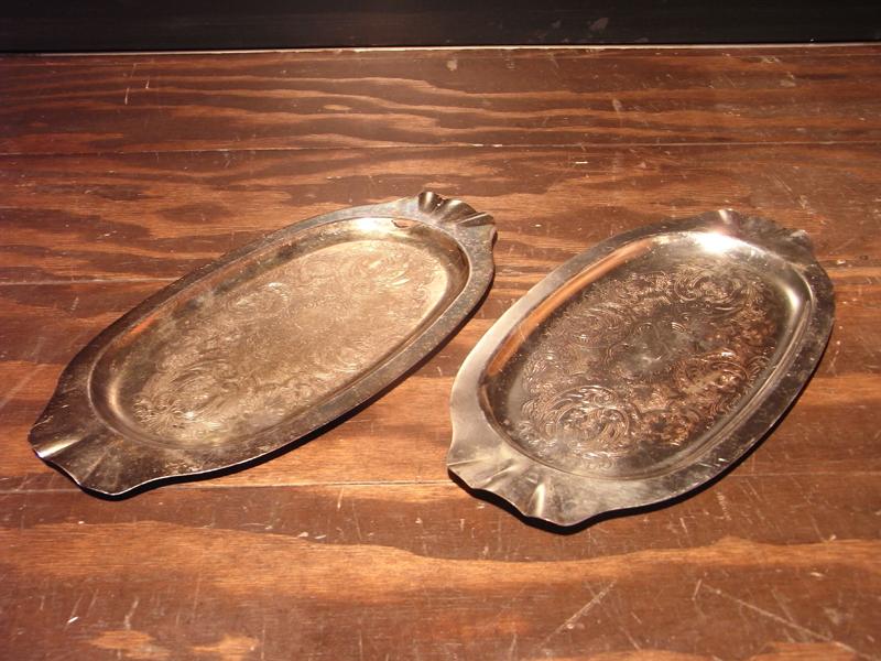 silver tray