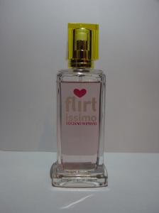 Italian glass perfume bottle