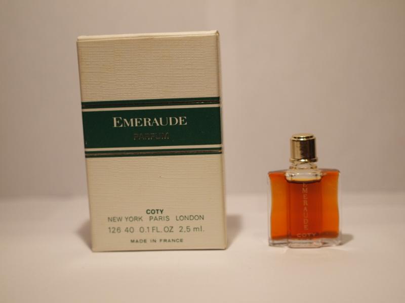 COTY/EMERAUDE香水瓶、ミニチュア香水ボトル、ミニガラスボトル、サンプルガラス瓶 LCC 0393(6)