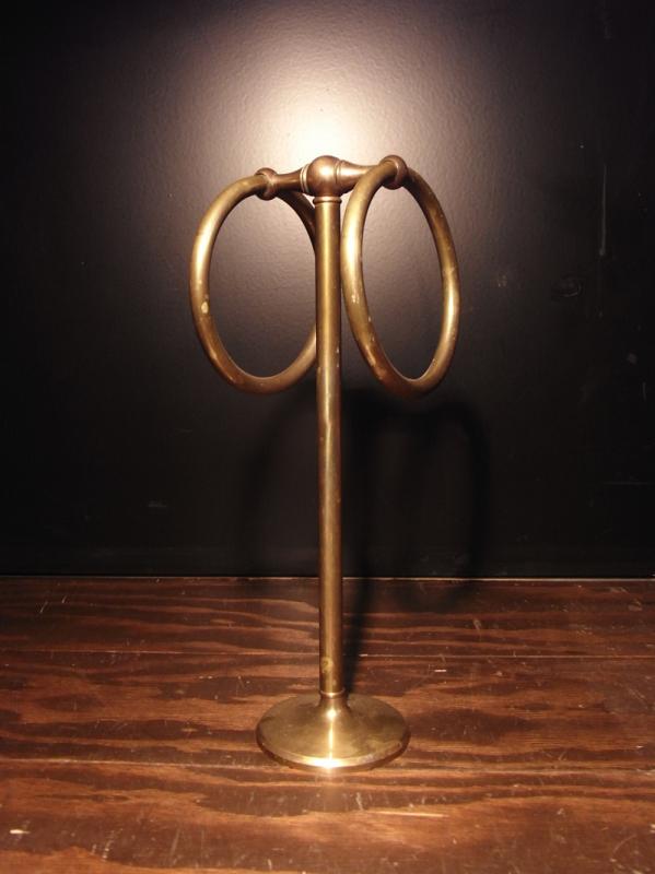 Italian brass  ring display stand