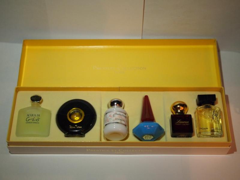 French glass perfume bottle SET