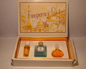 French glass perfume bottle SET