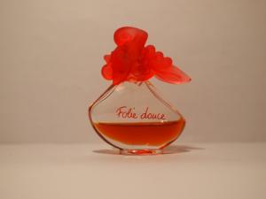 French glass perfume bottle