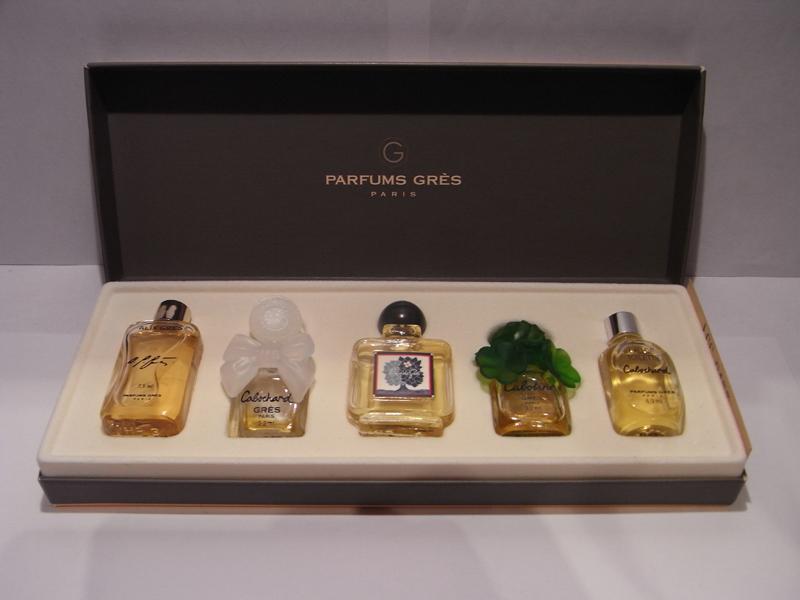 French glass perfume bottle SET