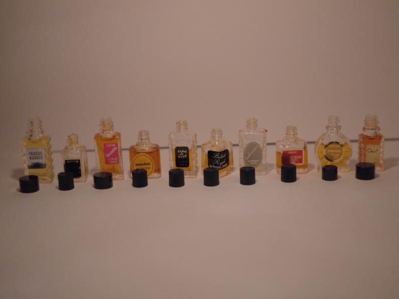 PARFUMS DE FRANCE香水瓶、ミニチュア香水ボトル、ミニガラスボトル、サンプルガラス瓶 LCC 0463(7)