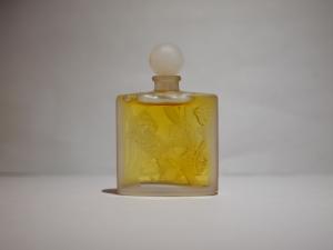 French glass perfume bottle