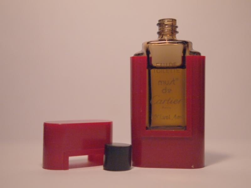 Cartier/Must de Cartier香水瓶、ミニチュア香水ボトル、ミニガラスボトル、サンプルガラス瓶 LCC 0489(6)