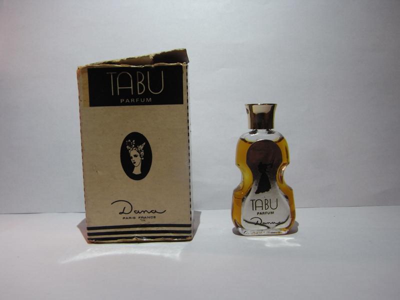 Dana/TABU香水瓶、ミニチュア香水ボトル、ミニガラスボトル、サンプルガラス瓶　LCC 0492（1）