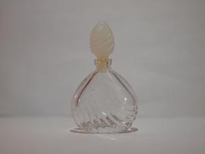 French glass perfume bottle