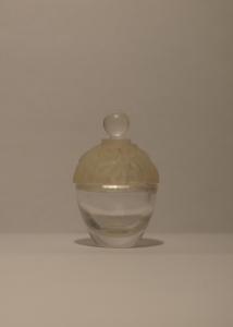 French glass perfume bottle