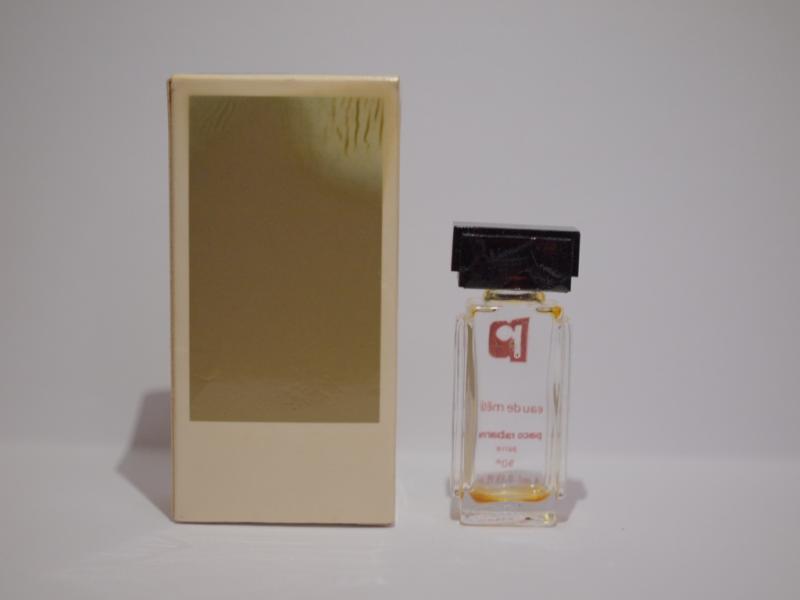 Paco Rabanne/Eau de Metal香水瓶、ミニチュア香水ボトル、ミニガラスボトル、サンプルガラス瓶　LCC 0541（3）