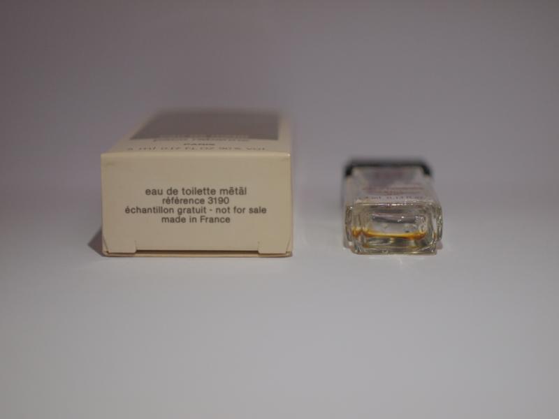 Paco Rabanne/Eau de Metal香水瓶、ミニチュア香水ボトル、ミニガラスボトル、サンプルガラス瓶 LCC 0541(4)