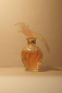 French glass perfume bottle