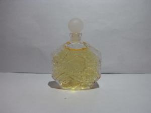 French glass perfume bottle