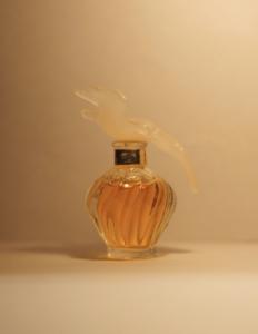 French glass perfume bottle