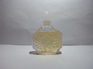 French glass perfume bottle