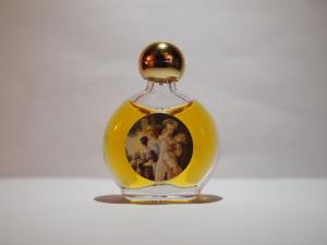 French glass perfume bottle