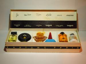 French glass perfume bottle SET