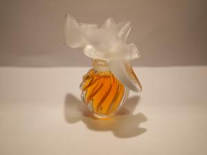 French glass perfume bottle