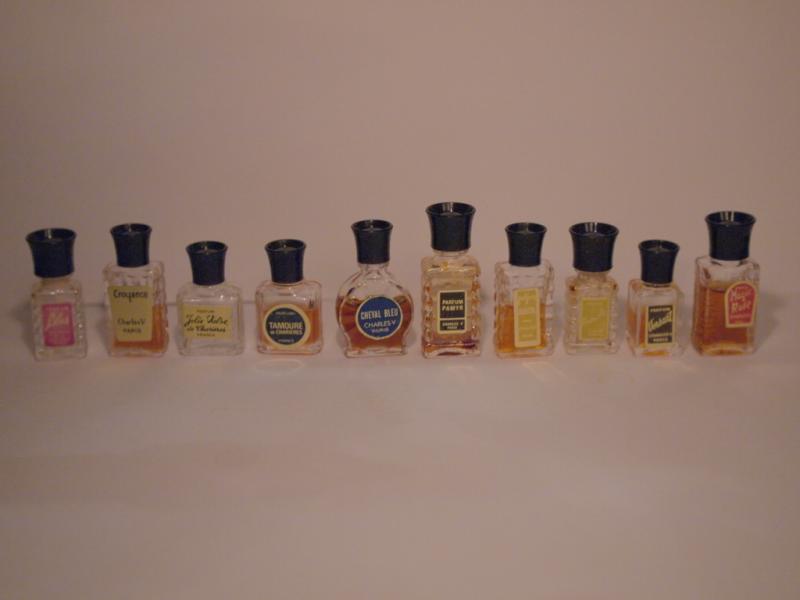 香水瓶、ミニチュア香水ボトル、ミニガラスボトル、サンプルガラス瓶　LCC 0659（4）