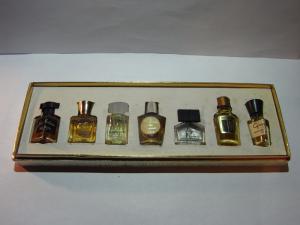 French glass perfume bottle SET