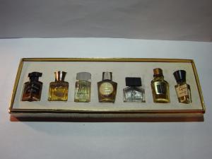 French glass perfume bottle SET