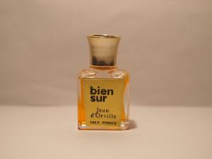 French glass perfume bottle