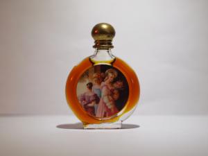 French glass perfume bottle