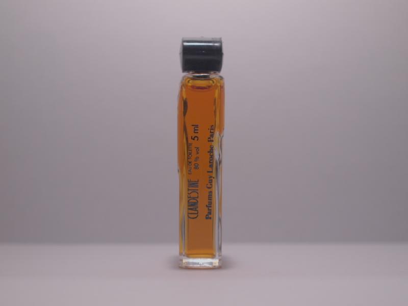 Guy Laroche/CLANDESTINE香水瓶、ミニチュア香水ボトル、ミニガラスボトル、香水ガラス瓶 LCC 0814(2)