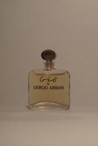 French glass perfume bottle