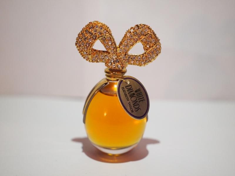 Elizabeth Taylor/White Diamondsヴィンテージ香水瓶、ミニチュア香水ボトル、ミニガラスボトル、サンプルガラス瓶 LCC 0853(7)